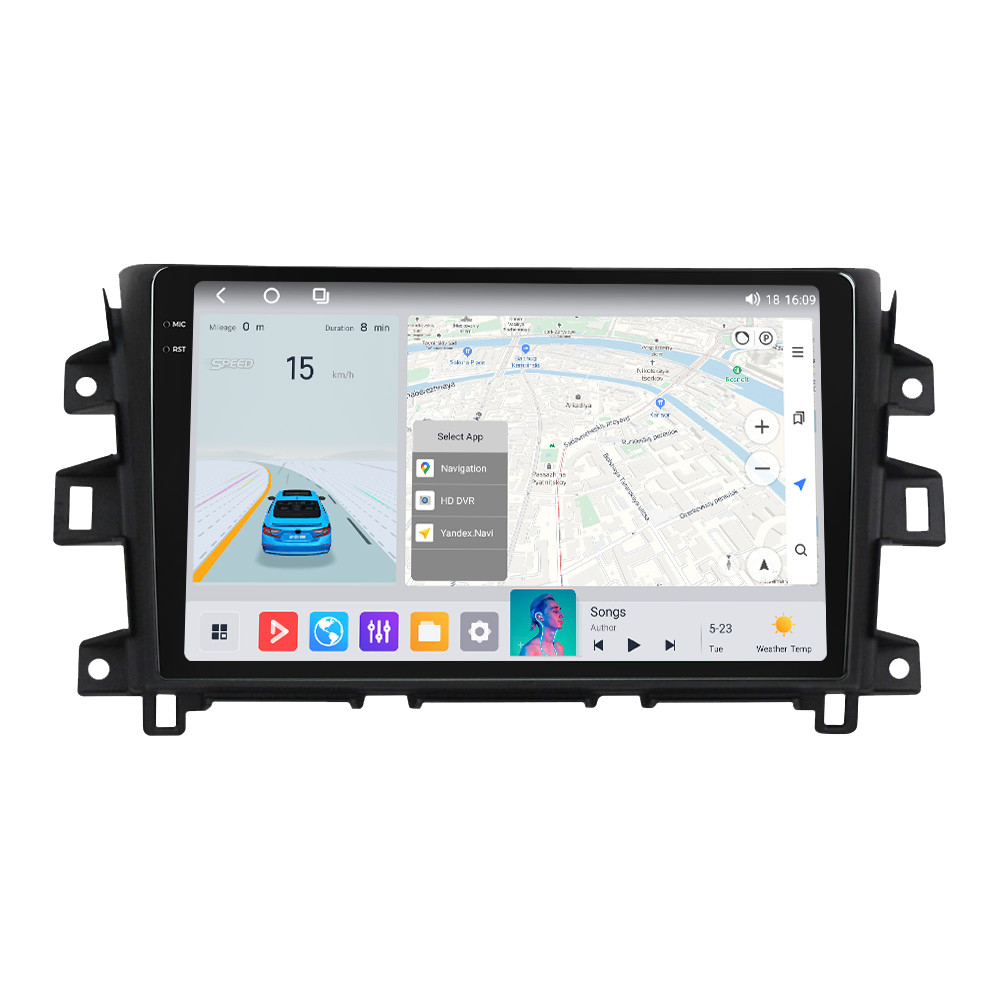 Штатна магнітола Mekede M6 Plus Nissan Navara (2011-2017) CarPlay QleD