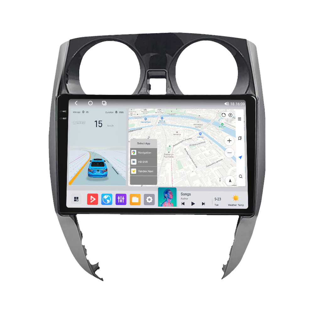 Штатна магнітола Mekede M6 Plus Nissan Note 2 E12 (2012 - 2021) CarPlay QleD
