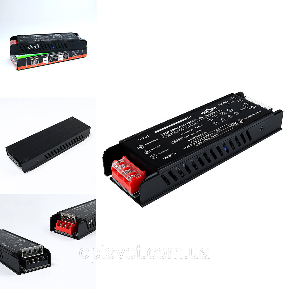 Блок живлення BIOM Professional DC12 300 W BPX-12-300 25 А