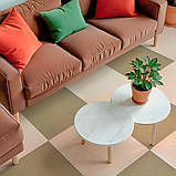 Самоклеюча плитка під ковролін молочний 600*600*4,5MM (D) SW-00002483, фото 6