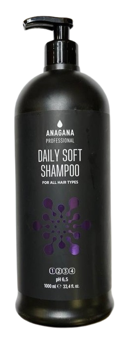 Шампунь для всіх типів волосся щоденний Anagana Professional Daily Soft Shampoo