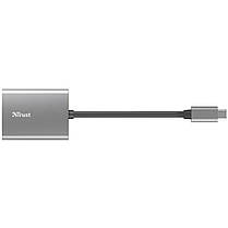 Кардридер sd/microSD Trust DALYX 24136 FAST USB-C ALUMINIUM (Niz16473), фото 2