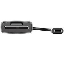 Кардридер sd/microSD Trust DALYX 24136 FAST USB-C ALUMINIUM (Niz16473), фото 4