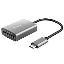 Кардридер sd/microSD Trust DALYX 24136 FAST USB-C ALUMINIUM (Niz16473), фото 5