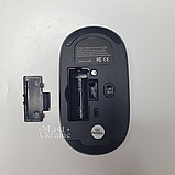 Бездротовий комплект 2в1 клавіатура та мишка для ПК, планшета з оптичним детектором Чорний KM-8875-Black, фото 4