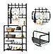 Підлогова вішалка для одягу з 4 полицями для взуття Floor Clothes Rack | 60x29.5x154 см, фото 2