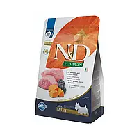 Беззерновий сухий корм Farmina N&D, для собак дрібних порід, ягня з гарбузом і чорницею, 2.5 кг