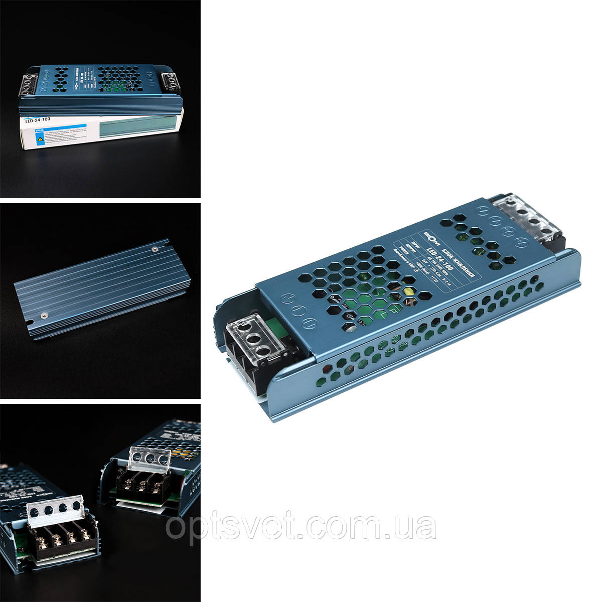 Блок живлення BIOM DC24 100 W 4.2 А LED-24-100, фото 1