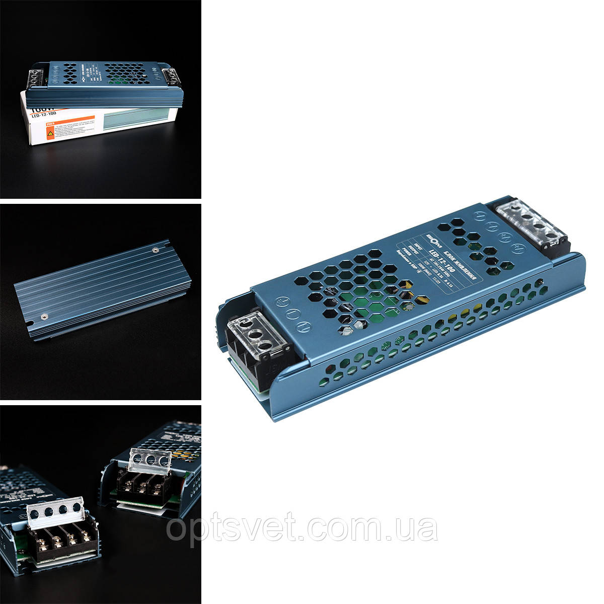 Блок живлення BIOM DC12 100 W 8.3 А LED-12-100