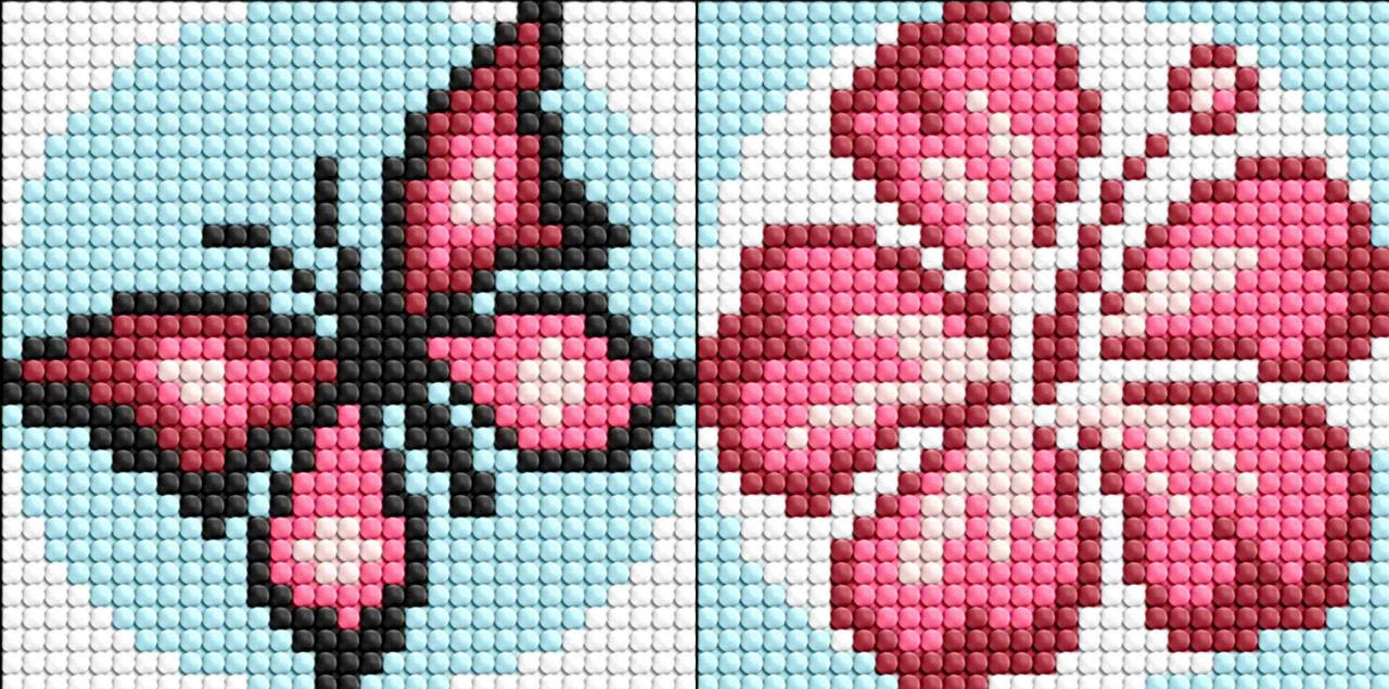 Алмазна мозаїка на самоклейній основі для дітей "Рожевий колір" 9*9 см, пакет, ТМ Ідейка, Україна, фото 1