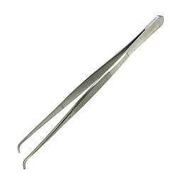 Пінцет анатомічний Taylor, вигнутий, 175 мм, р/год 20×1,5 мм