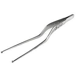 Пінцет Yasargil для затискача пухлин, зубчастий штикоподібний, довжина 220 мм, діаметр робочої частини 3 мм.