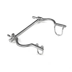 Ранорозширювач черевний двостулковий рейковий по Gosset №1, SURGIWELOMED, ​​витрата дзеркал 100 мм, бічні зубці