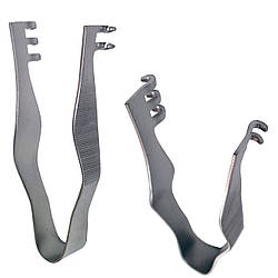 Ранорозширювач з тупими зубцями, по Finsen, 2 і 3 зубці, довжина 5 см