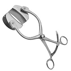 Ранорозширювач двостулковий з кремальєрою за методом Мікуліча, довжина 24 см