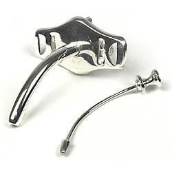 Трубка трахеотомічна мельхіорова Chevalier-Jackson, довжина 5 см