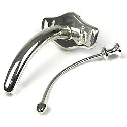 Трубка трахеотомічна Chevalier-Jackson, довжина 6,5 см, діаметр 8 мм, мельхіорова