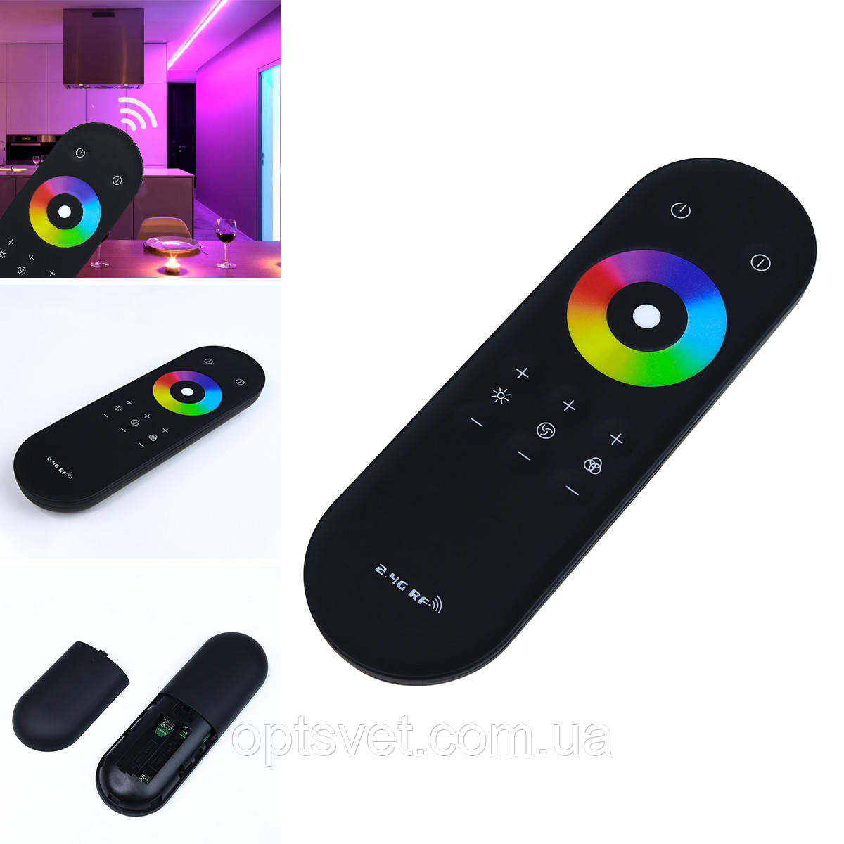 Пульт д/в OEM R-03-2,4G-RGB-U для контролера RGB, фото 1