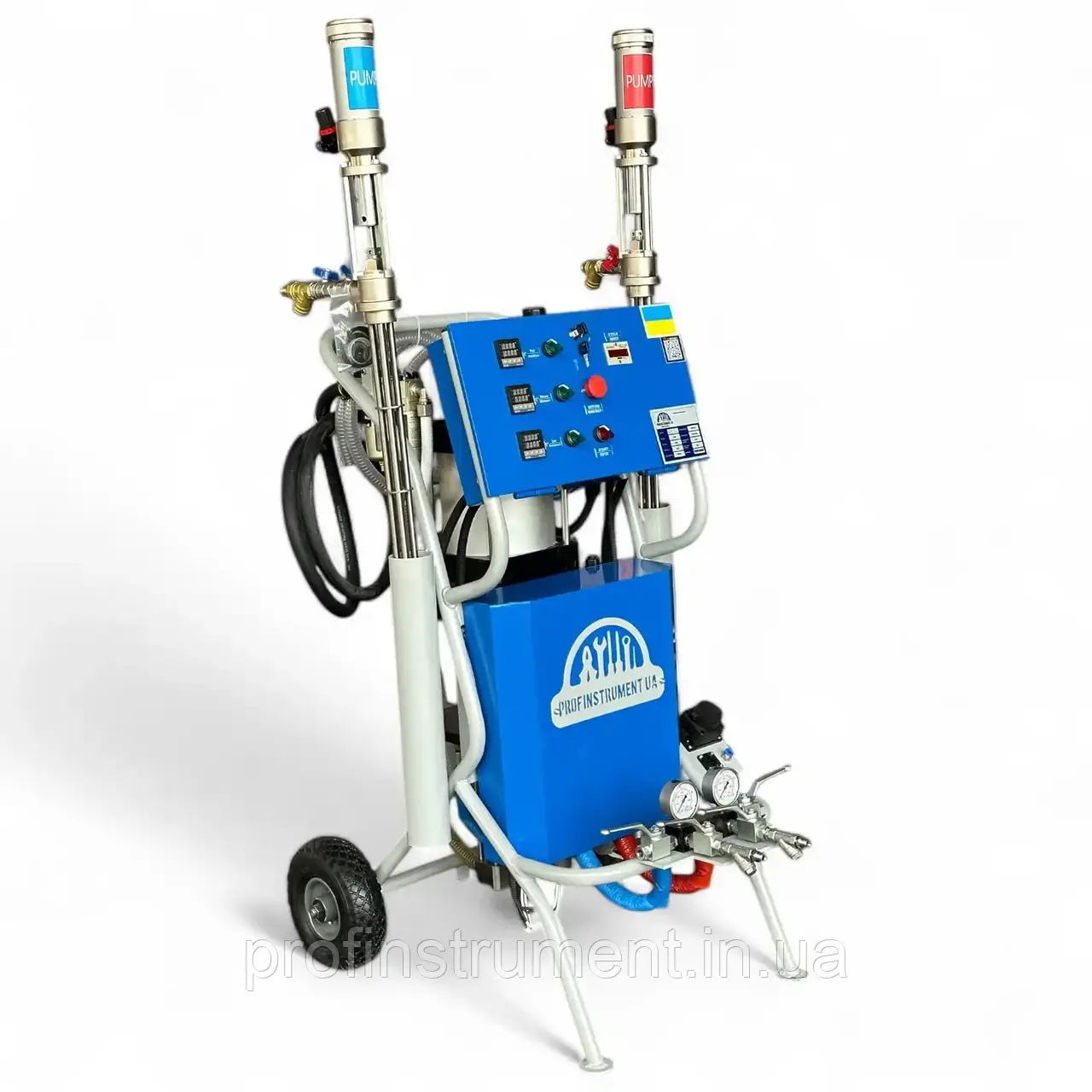 Пневматична установка для напилення ППУ Profinstrument А-250 (6 кВт, 2-8 кг/хв)