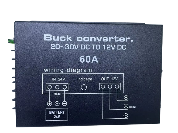 Автомобільний перетворювач напруги DC24-12V 60A