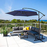 Парасоля садова стійка до корозії, темно-синій колір