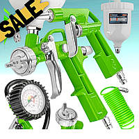 Набір пневмоінструменту для ремонту авто 5 од FORSAGE набір пневмоінструментів для шиномонтажу