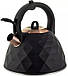 Чайник Kamille Whistling Kettle Black Сrystal 3л з нержавіючої сталі зі свистком, фото 3