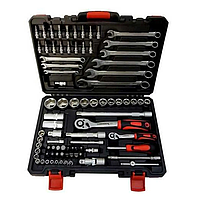 Набір інструментів професійний HAISSER 1/4" и 1/2" 82 одиниці