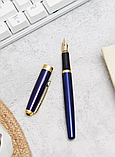 Перова чорнильна ручка, колір синій - перо, фото 6