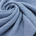 Муслін 4-шаровий, колір світлий джинс, 240 см № MS-051, фото 3