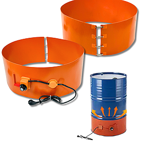 Силіконовий нагрівач для бочок Profinstrument 2000W Поясний нагрівач з терморегулятором
