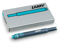 Чорнильні картриджі Lamy T10 (Бірюзовий, 5 штук) в картонній коробці
