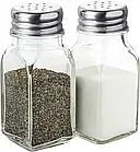 Набір для спецій скляний , сіль і перець, фото 3