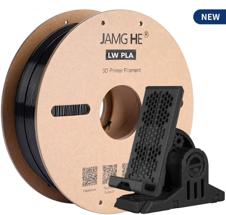 Пластик в котушці для 3D друку Jamg He Light weight PLA 1,75 мм 1 кг