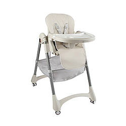 Стільчик для годування Toti Т-80801 (1) м'який чохол PU, з'ємний столик, кошик, в коробці