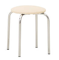 Табурет кухонний Chico chrome екошкіра V-18 кремова (Новий Стиль ТМ)