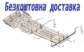 Захист двигуна MG T60 (2016-) (Захист двигуна МЖ Т60) Кольчуга