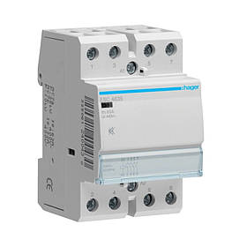 Hager Контактор безшумний 63A, 4НВ, 230В ESC463S