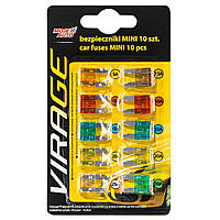 Комплект ножевых предохранителей Mini 10шт VIRAGE 94-016