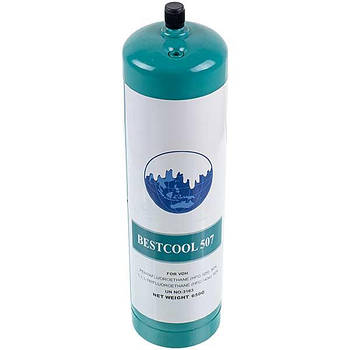 Фреон Bestcool R507 0.65kg під клапан шредера (різьба 1/4")  (Холодоаге R507, Хладон-507, Фреон 507)