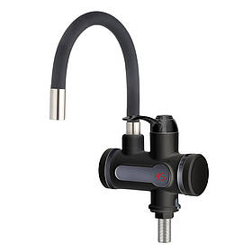 Проточник SDR-G15T-Black кухня поворотний гнучкий вилив (3,0 кВт + датчик темп.) {10/1}