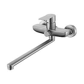 ROK3А-05 ванна одноваг. довг. поворот. вилив. нерж. сталь Ø35 (сатин)348/1és