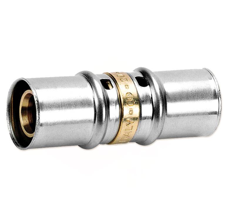 Муфта з'єднувальна прес-фітинг Bonomi D 20х20 для PEX труб (насадка TH) 40032020, фото 1