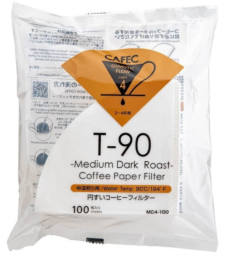 Фільтри CAFEC Medium Dark Roast T-90 Cup4 100 шт. для кави, фото 1