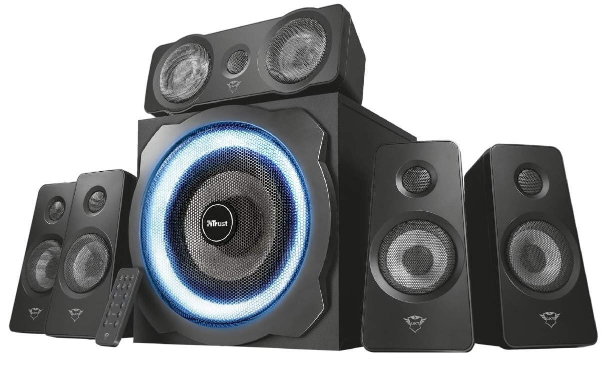 Акустична система для дому Trust GXT 658 Tytan 5.1, 90Вт, AUX, чорна  (SHiz16515), фото 1