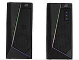 Акустична система для дому PCS233 RGB, 2.0, USB, Black  (SHiz16507), фото 2
