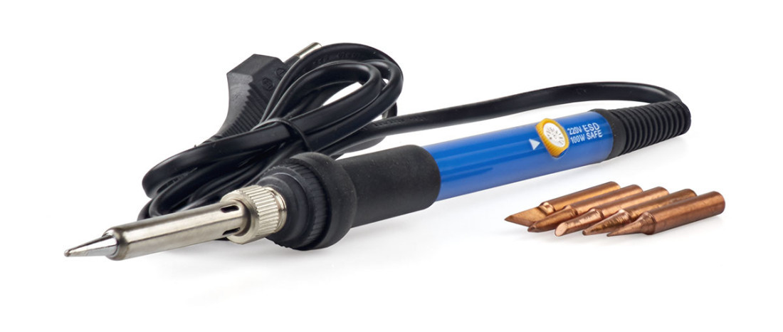 Ручний паяльник 100W, термостат, наконечники MIOL 99-503