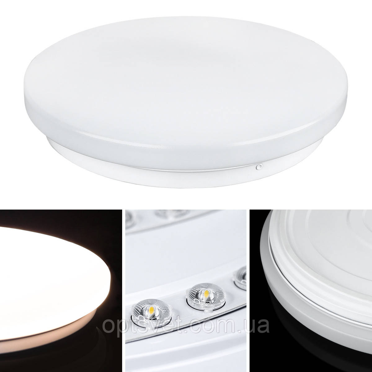 Світильник світлодіодний Biom DL-R102-24-5 5000 K 24 Вт без д/в, фото 1