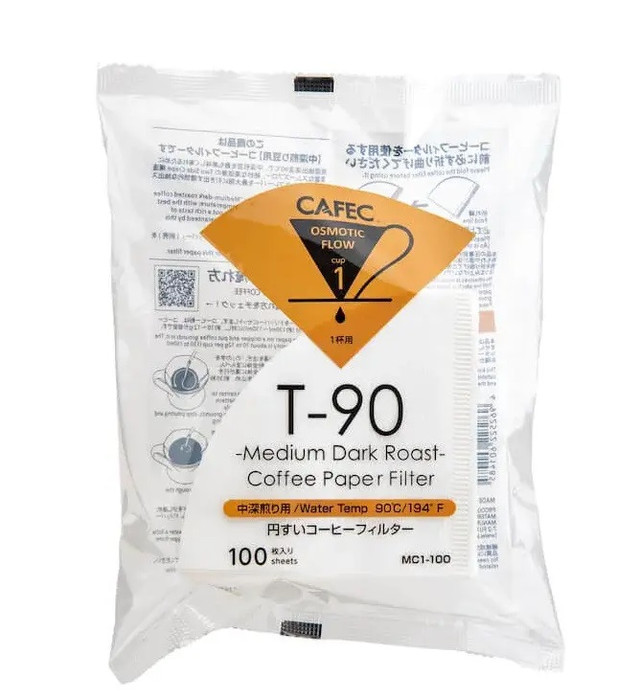 Фильтри Cafec Medium Dark Roast T-90 Cup1 100 шт. для кофе