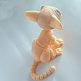 Іграшка 3D Кіт Ларі, 24 см/3д іграшка надрукована на принтері/ Рухома 3д іграшка Котик, фото 4